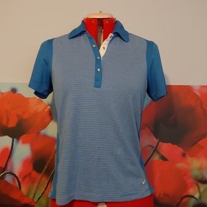 Callaway Golf/Tennis Striped Polo Shirt